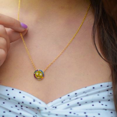 Spread a Smile Necklace - Yellow Gold